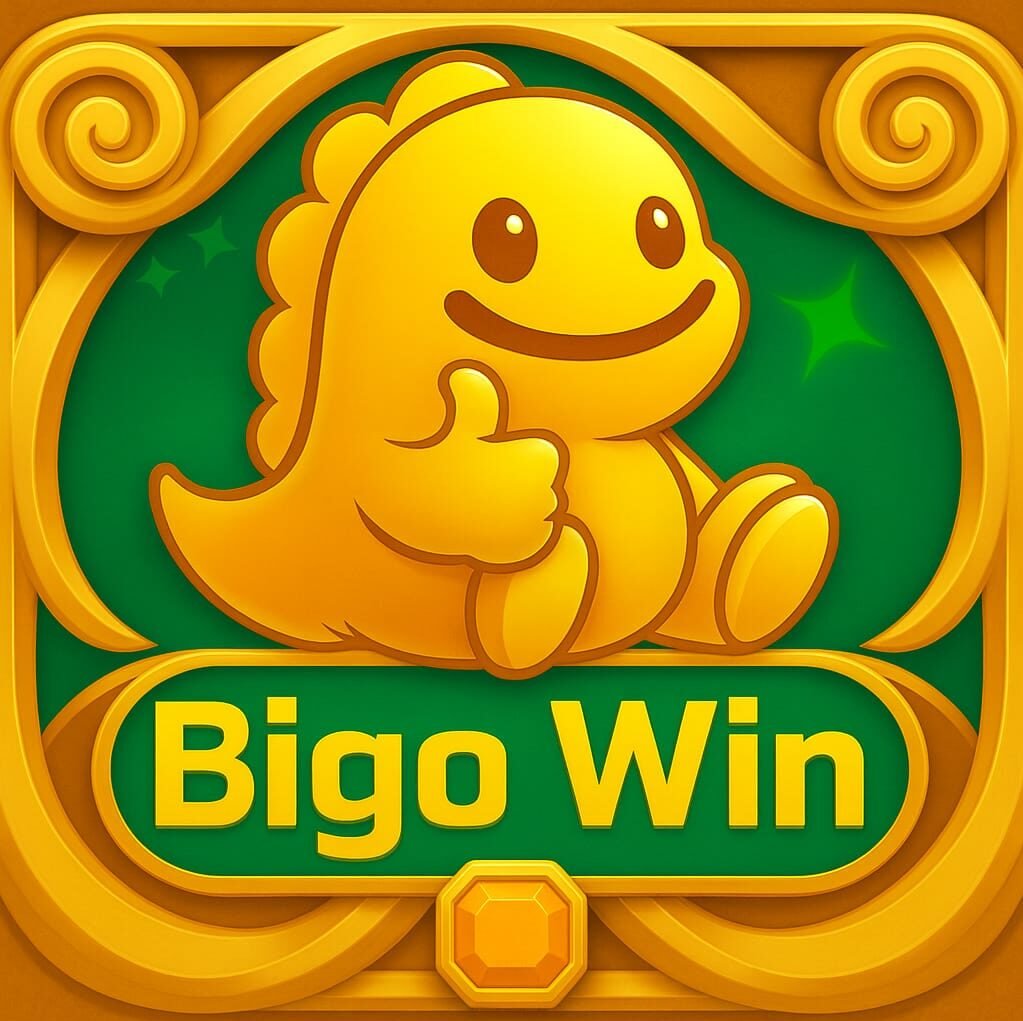 Bigowin logo showing a golden mascot with a thumbs up, representing the bigowingame and bigowinapp.